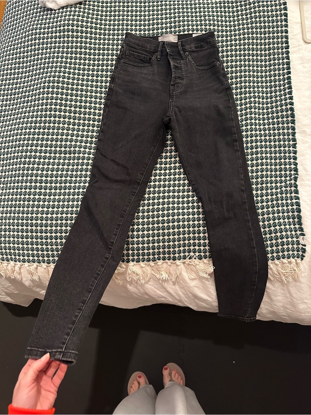 Everlane The High-Rise Skinny Jeans - in Black - Women’s